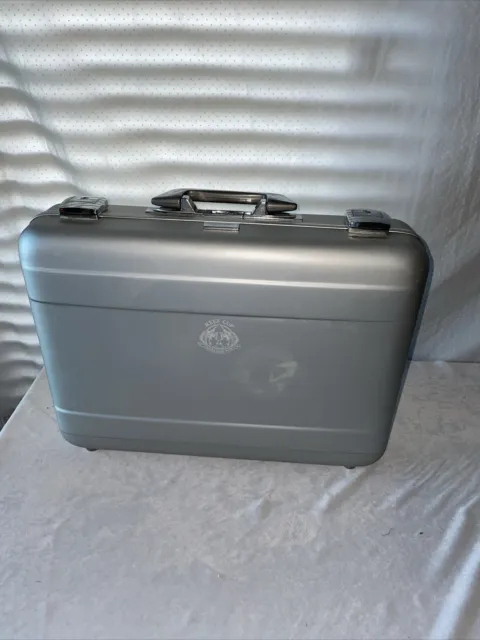 Vintage R Logo Metal Breifcase Suitcase Laptop Case