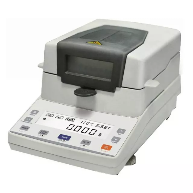 High Precision Halogen Moisture Analyzer Tester  Capacity 110g Readability 1mg