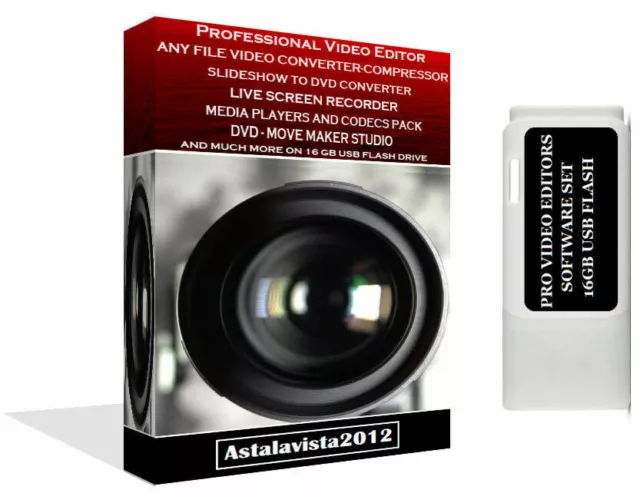 Video Authoring Editor Compressor Converter DVD & Movie Maker Screen Capture USB