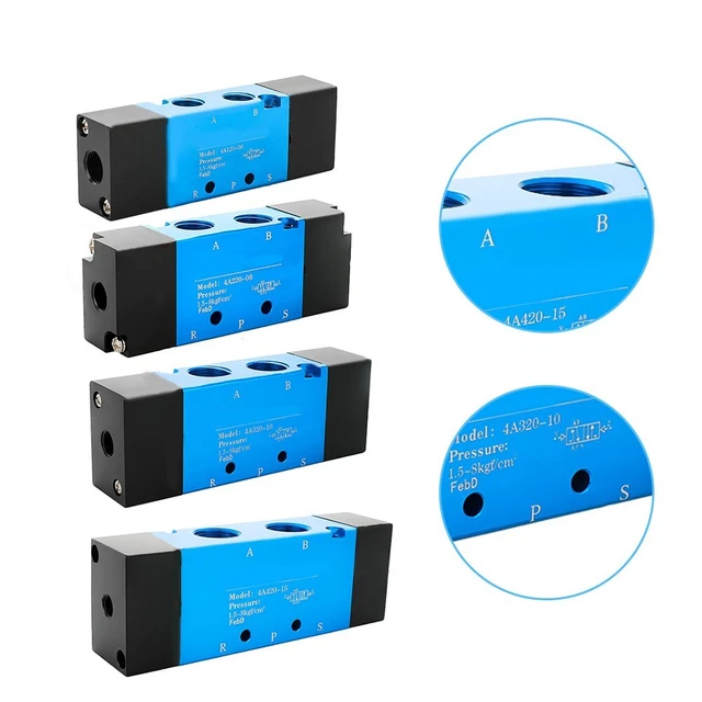 6 Pièces Vanne De Contrôle Pneumatique, 6 Mm Vanne À Clapet