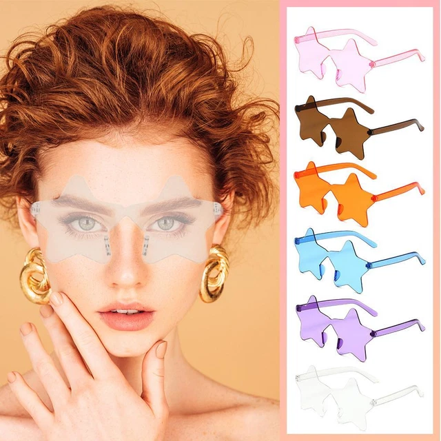 Rimless Sunglasses Star Shape Party Eyewear Eyeglasses Glasses NICE Sun T2G3