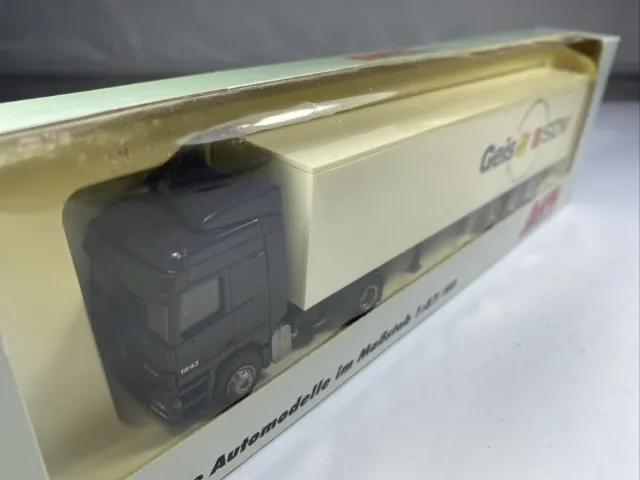 MB414 AWM 1:87 HO LKW MB ACTROS Geis SDV Nr 52273 neu ovp Sattelzug 2