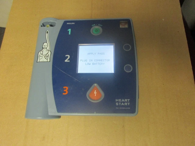 Philips FR2+ Heartstart Automatic External Defibrillator AED with Battery