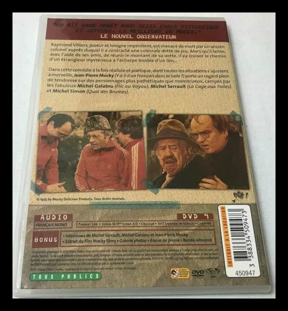 Rare Dvd "L'ibis Rouge" Michel Simon/Galabru/Serrault) De Jean-Pierre Mocky 2