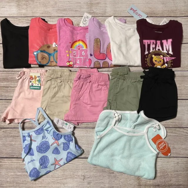 Baby Girl Lot Of Clothes Size 18-24 Months. NWT! 13 Pieces For Spring And Summer