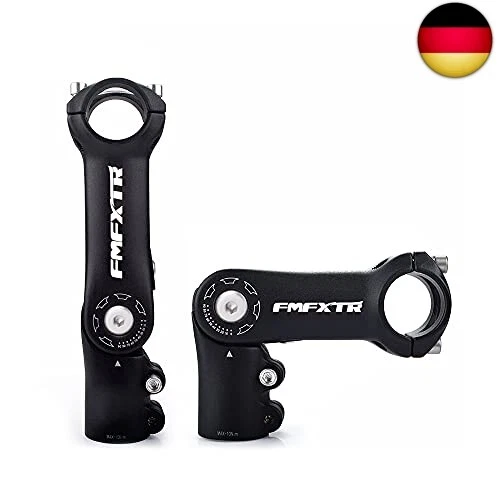 Carbon Lenker Mit Vorbau FMFXTR 60 Verstellbarer Fahrrad Vorbau   Aluminium, 31,8 / 25,4 Mm, 90/110 Mm Lnge  Fr MTB & Mehr