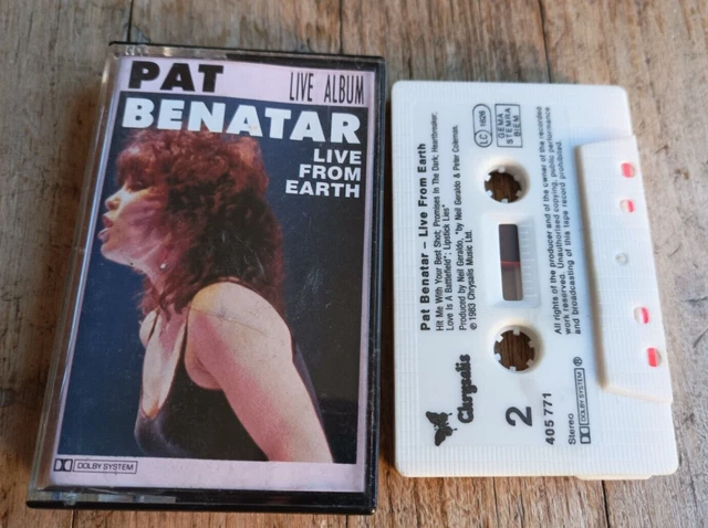 Pat Benatar Live From Earth Cassette Audio Audio Tape K7 Holland