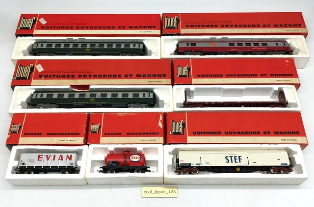 Lot 15 Wagons Jouef Ho AZUR STEF TOTAL - Attaches Anciennes