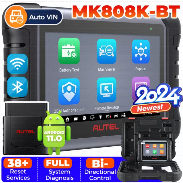 Autel MaxiCom MK808K-BT MK808BT Pro Bluetooth All System Auto Scanner Diagnostic