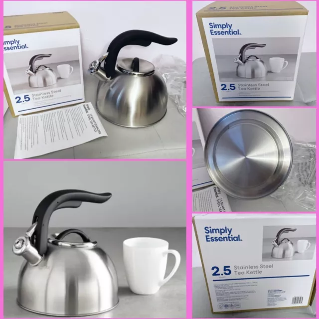 Kocaco Enamel on Steel Drip Tea Kettle Teapot Induction 1.7L/1.79  Quart,Purple