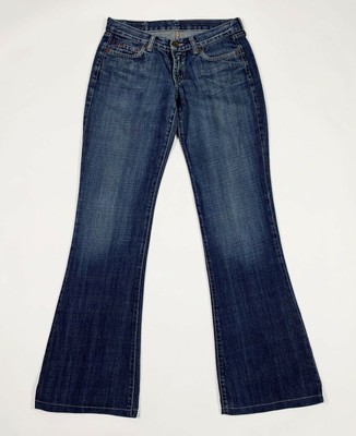 Just Cavalli Misto Cotone Blu FLARE BOOTCUT Branded Denim Jeans Pantaloni 28/42 