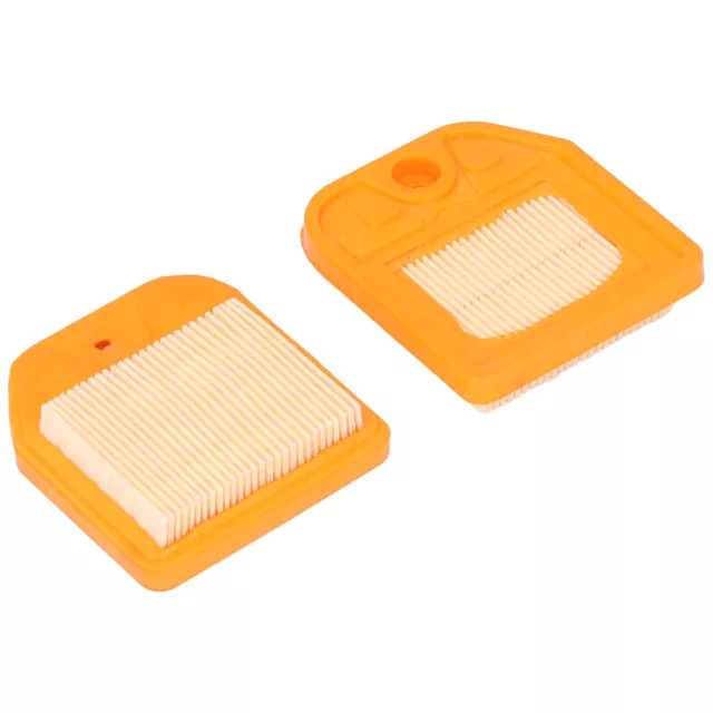 (Yellow)2Pcs PP Trimmer Air Filter Practical Replacement Parts Garden Trimmer