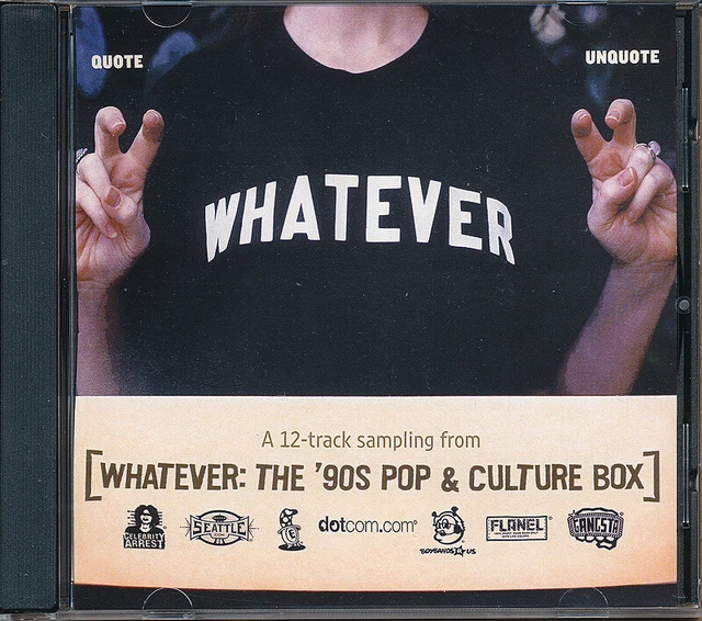 WHATEVER THE '90S Pop and Culture Box-plus Original Book-READ EUR