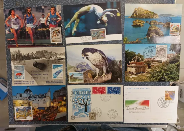 48 Italia Maximum Card Matasellos Postmark Postal Tarjeta Maxima 3