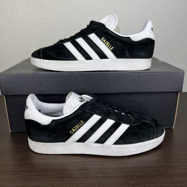 Adidas gazelle noir daim clearance