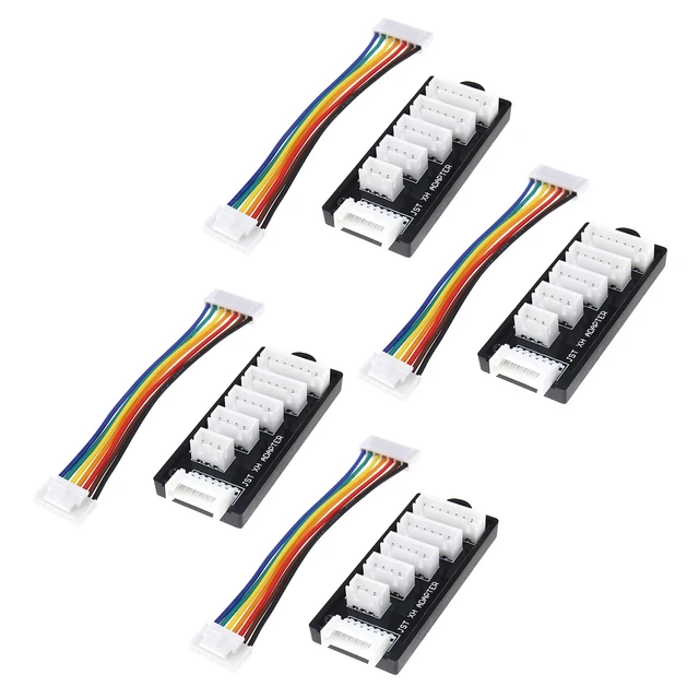 YUNIQUE GREEN-CLEAN-POWER 10 Pièces 22 Awg 2S 3S 4S 5S 6S Équilibrage Chargeur Câble Jst Xh Connecteur Adaptateur (2 Pièces X YUNIQUE GREEN-CLEAN-POWER 10 Pièces 22 Awg 2S 3S 4S 5S 6S Équilibrage Chargeur Câble Jst Xh Connecteur Adaptateur (2 Pièces X