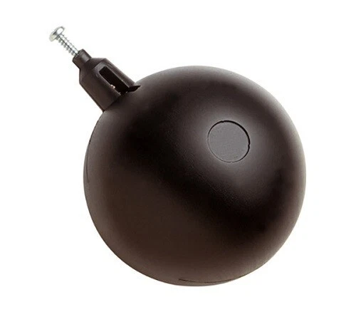 Boule Flotteur Noire Diamètre 220 Mm – Polypropylène, Flottabilité Optimale | Pour Pêche, Signalisation, Décoration