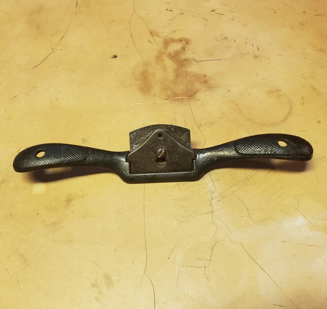 Rare Vintage 30s Stanley SW No. 51 Spoke Shave Plane Sweetheart Draw Knife Read