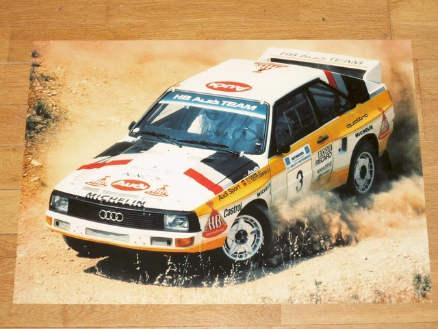 POSTER AUDI IMSA 90 GTO QUATTRO - VITTORIE PER AUDI W. RÖHRL - Foto 9