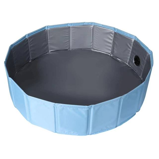 Bañera portátil para mascotas perro piscina plegable baño de remo piscina cachorro azul