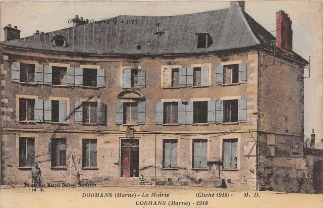 Cpa 51 Dormans La Mairie