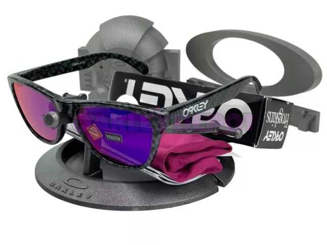 ✅🕶️ Oakley Frogskins Xs 00J9006 Carbon Fiber/Prizm Road Youth Sunglasses (85)