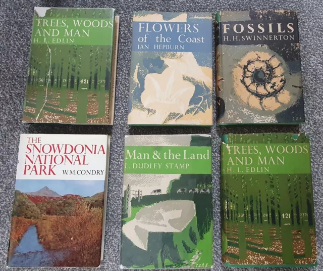 New Naturalist Bundle 6 Books All With Dustjackets