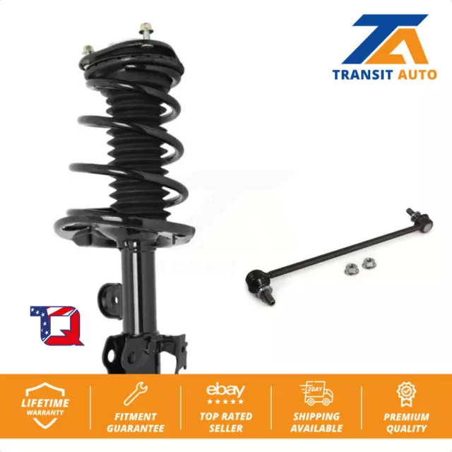 Front Left Complete Shock Assembly And TQ Link Kit For Toyota Prius V Scion tC