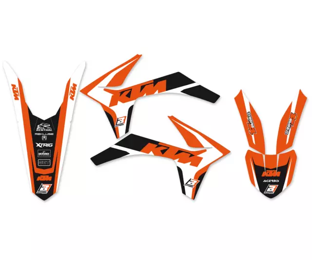 Kit adesivi Dream 4 KTM SX 125 / 150 / 250 2011-2012 KTM SXF 250 / 350 / 450 ...