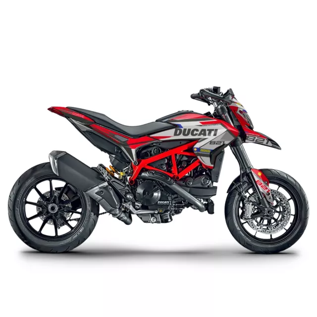 Adhésifs Graphiques pour Ducati Hypermotard 821 2013-2016 939 2016-2018 Set Full