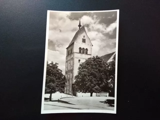 AK Insel Reichenau Bodensee ( Konstanz ) Das Münster Echtfoto ca. 1940/50 (T11)