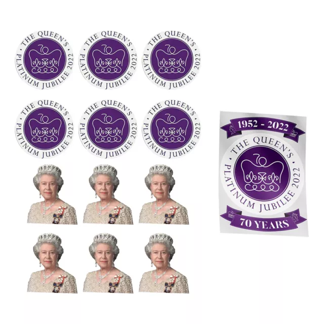 70th Anniversary Queen Elizabeth Cupcake Bun Decoration Jubilee