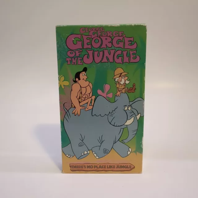 ANIMATED GEORGE OF THE JUNGLE VHS There No Place Like Jungle Cartoon - No Mold