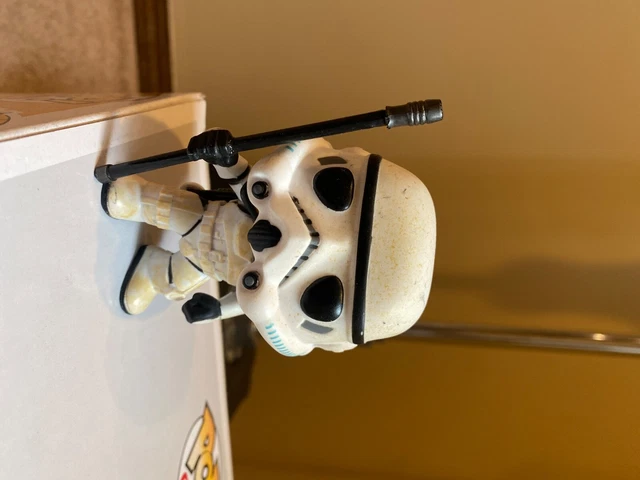 Rare 2015 Funko Pop Stormtrooper Bobblehead with staff rod fm1276 NWOB