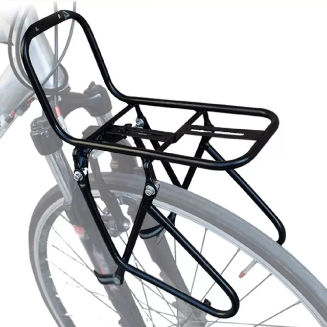 Bicycle Front Rack, Steel Luggage Touring Carrier Racks 15KG Capacity1269