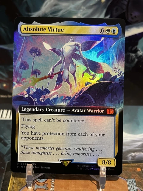 MTG | ABSOLUTE Virtue (Extended Art) [FINAL FANTASY] FOIL EUR 28,72 -  PicClick FR