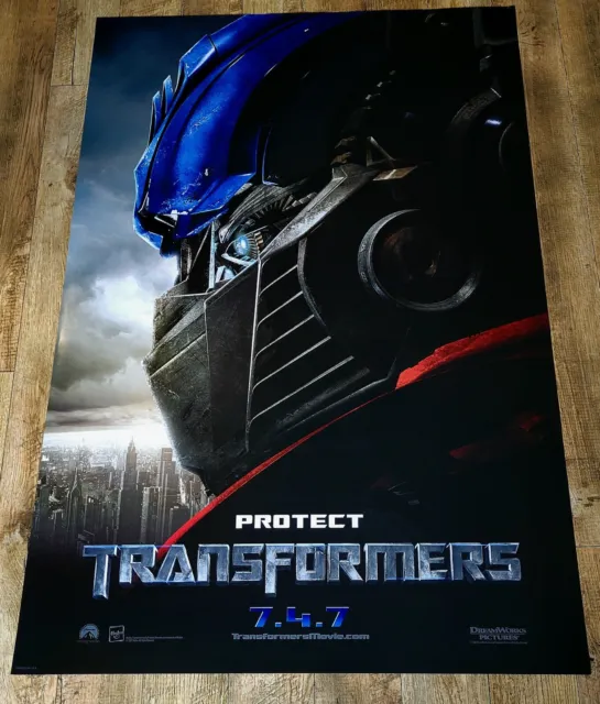 Original 2007 Transformers Protect Advance DS Movie Poster