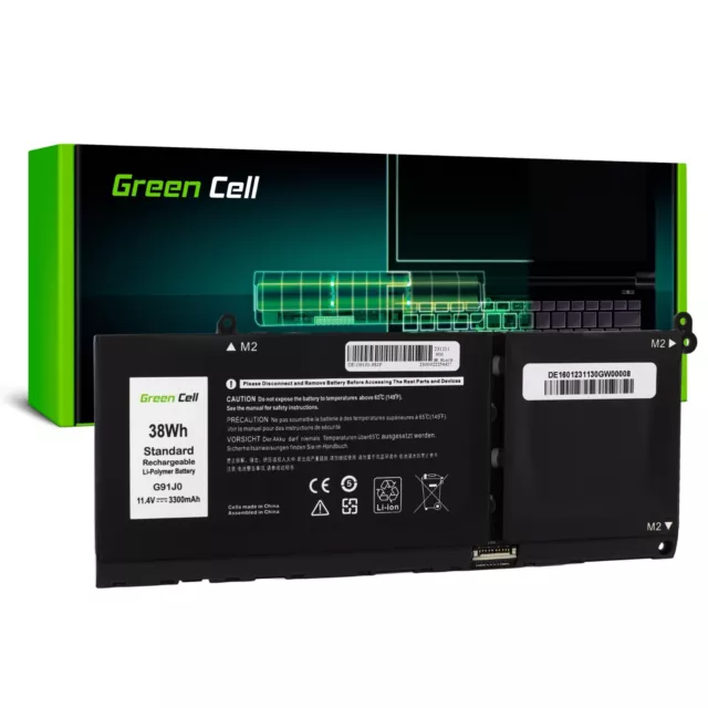 Green Cell Batterie G91J0 pour Dell Latitude 3320 3330 3520 Inspiron 15 3511 352