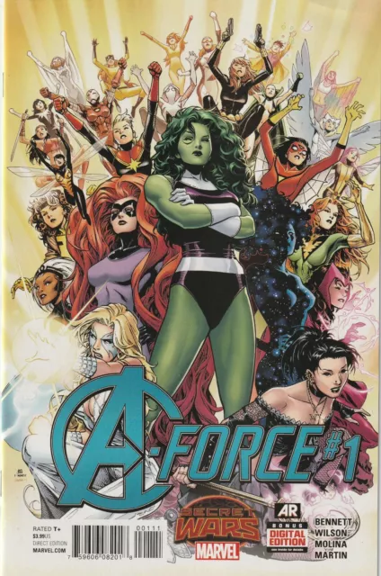 A-Force # 1 Cover A NM Marvel 2015 1st Appearance Of Singularity [F7]