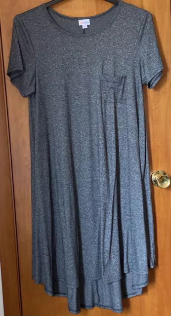 Lularoe Womens Dress Sz L Gray