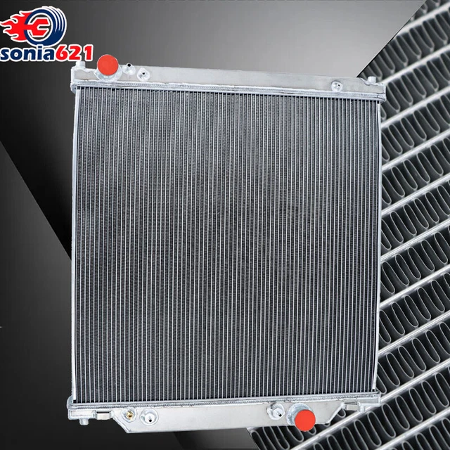 2 Rows Radiator for 03-07 Ford F250/F350/F450/F550 Powerstroke 6.0L Turbo Diesel