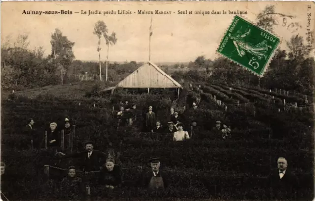 CPA AULNAY-sous-BOIS Le Jardin perdu Lillois Maison MARGAT (509538)