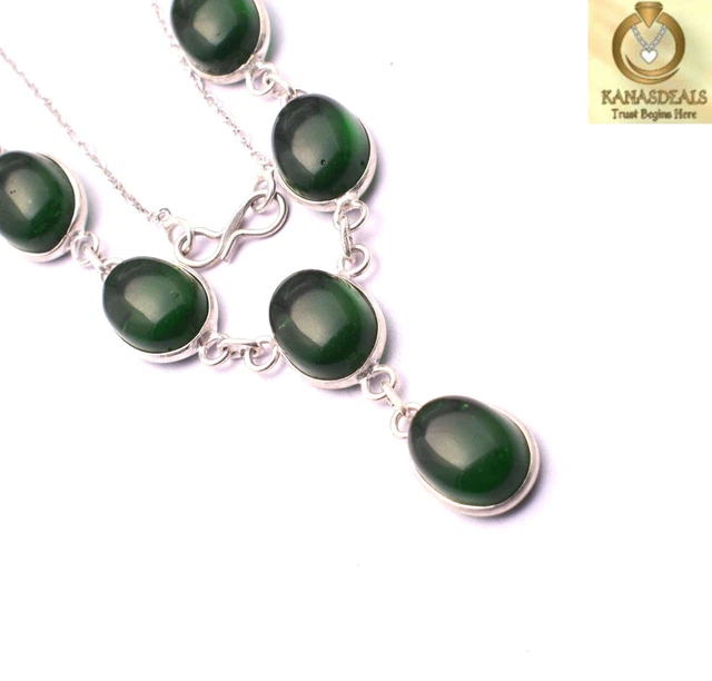 Green Onyx Plated Necklace Splendid Jewellery 15 GM Value-Priced @1.99-71271