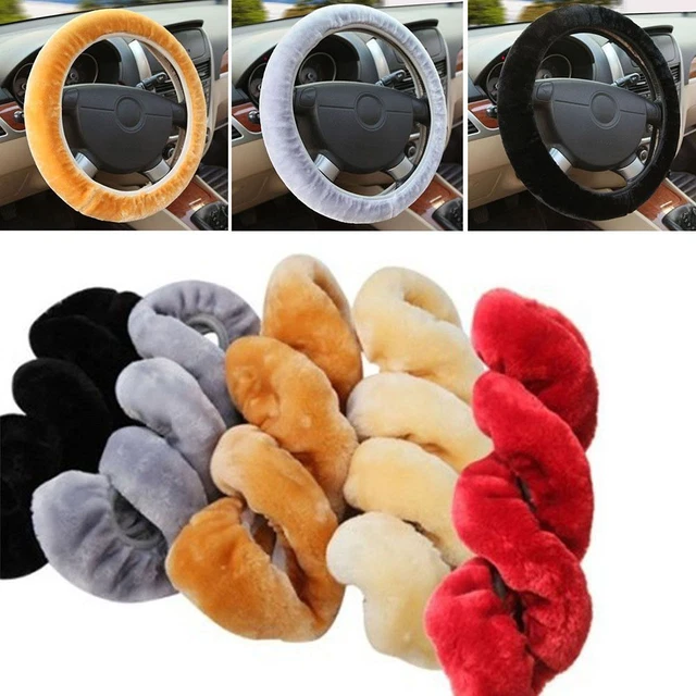 de multiples couleurs douce peluche super épais protecteur volant de couvrir