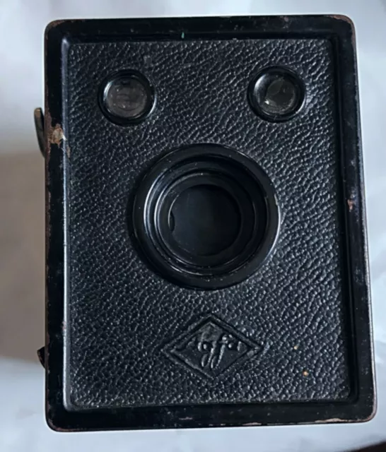 Antique Vintage Agfa/Ansco B-2 Cadet Box Camera - c. 1935-41. Working