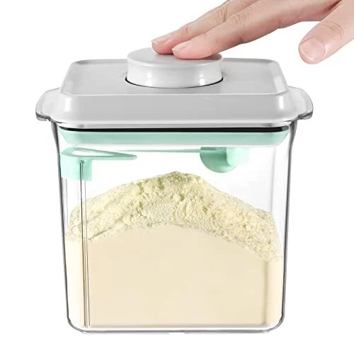 Set 3 Contenitori Ermetici Per Alimenti, Con Coperchi A Prova Di Perdite - Verde, Senza BPA, Per Microonde E Viaggi