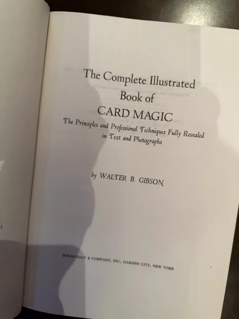 The Complete Illustrated Book of Card Magic by Walter B. Gibson 1969 OOP 3