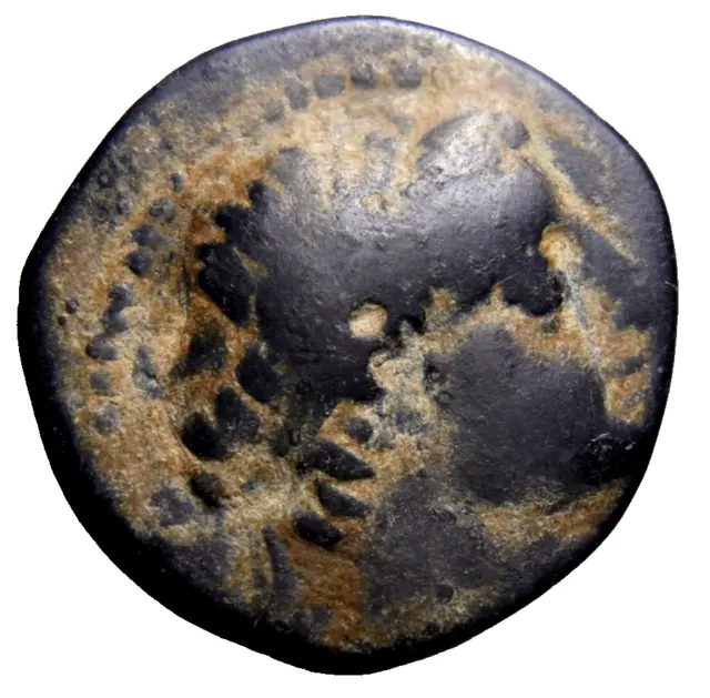 Seleukid Kings, Antiochos IV (175-164 BC). Æ (20mm, 6.70g, 12h). Tyre Greek Coin