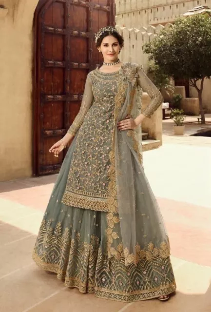 Indien Robe Soirée Pakistanais Salwar Kameez Robe Bollywood Costume