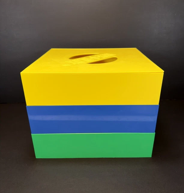 BOX4BLOX LEGO BLOCKS Brick Storage Sorter Sifter 10" Cube 3 Levels